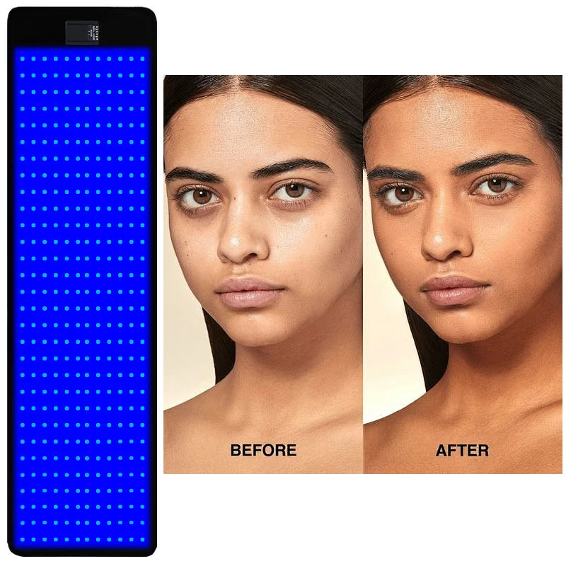 Tanning Lamp Mat 360 PCS Blue Light  Remote Control 8 Modes