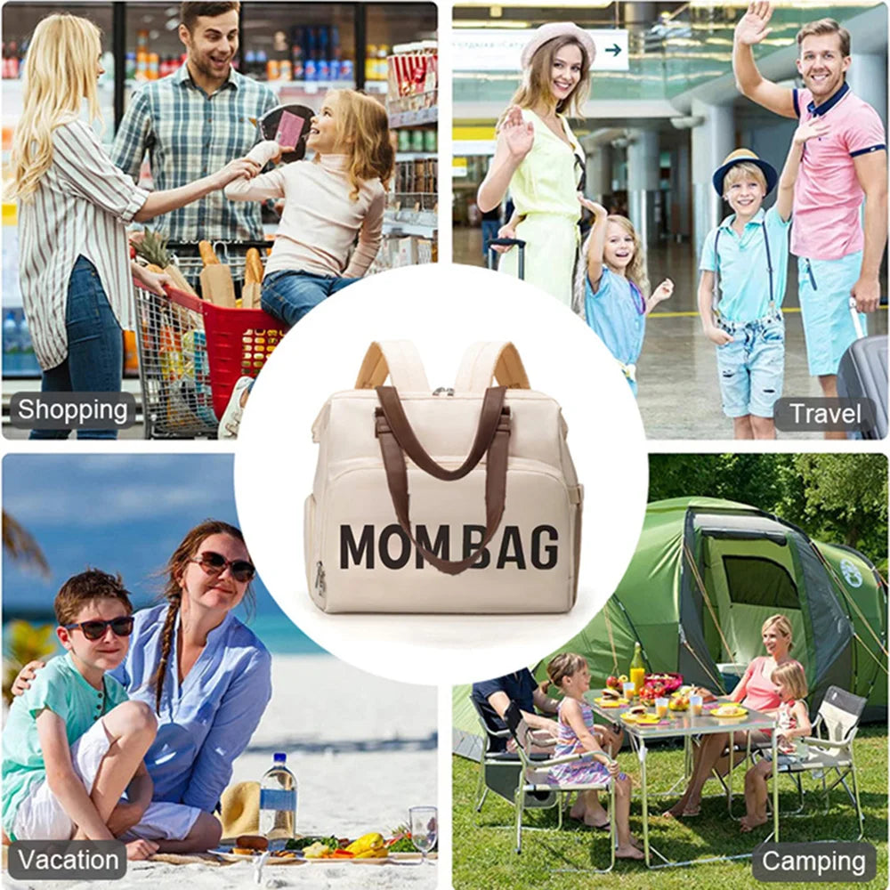 Mommy Bag  for Outdoor Travel Baby Care Large Capacity Multifunctional