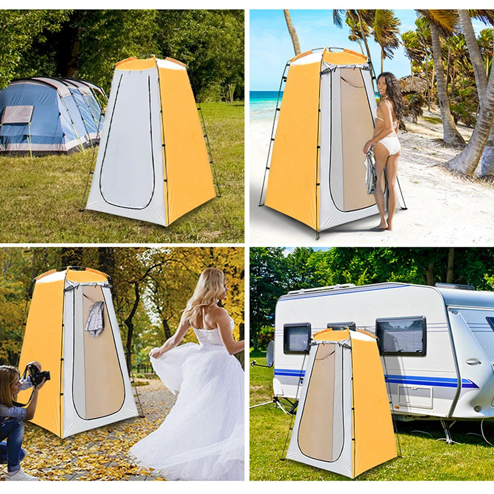 Portable Privacy Shower Tent Outdoor Waterproof Changing Room Shelter
