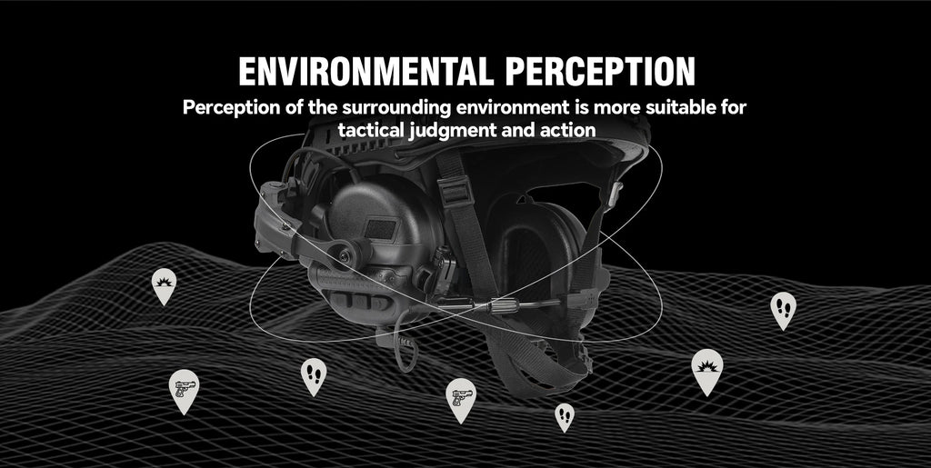 Tactical Hunting Headset Electronic Hearing Protector Active