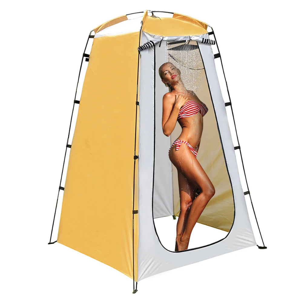 Portable Privacy Shower Tent Outdoor Waterproof Changing Room Shelter