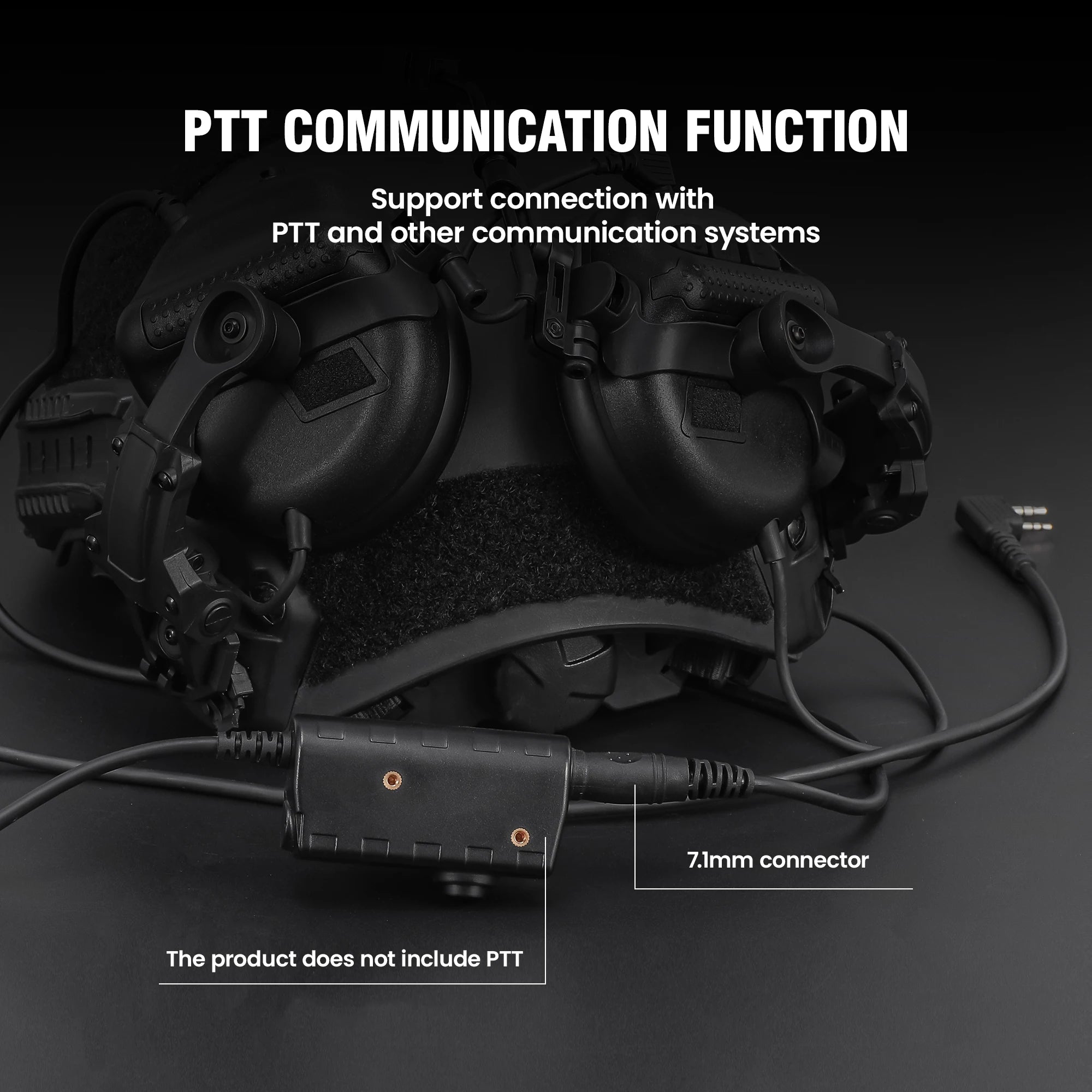Tactical Hunting Headset Electronic Hearing Protector Active
