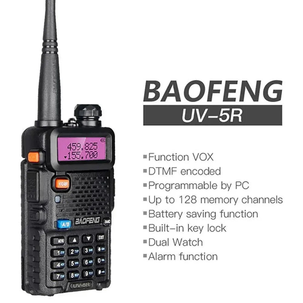 5W 8W High Power Dual Band Two Way Radio Long Range Handheld Portable Walkies Talkies