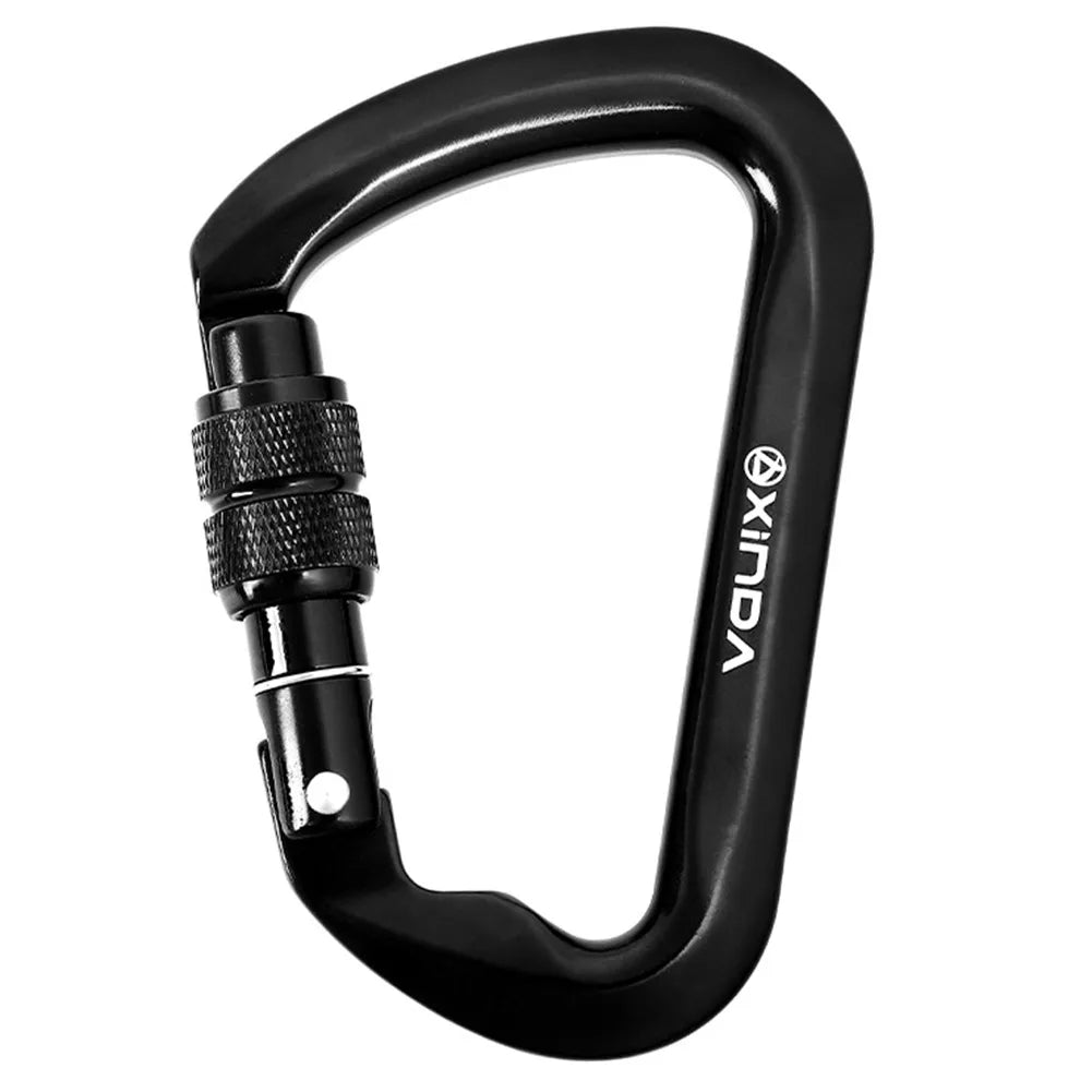 Rock Climbing Carabiner Heavy Duty Caribeaner Rappelling and Mountaineering