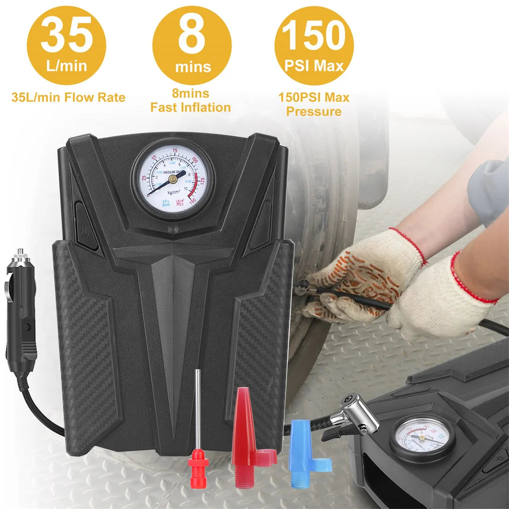 Car Tire Air Pump Portable Air Compressor Pump DC 12V