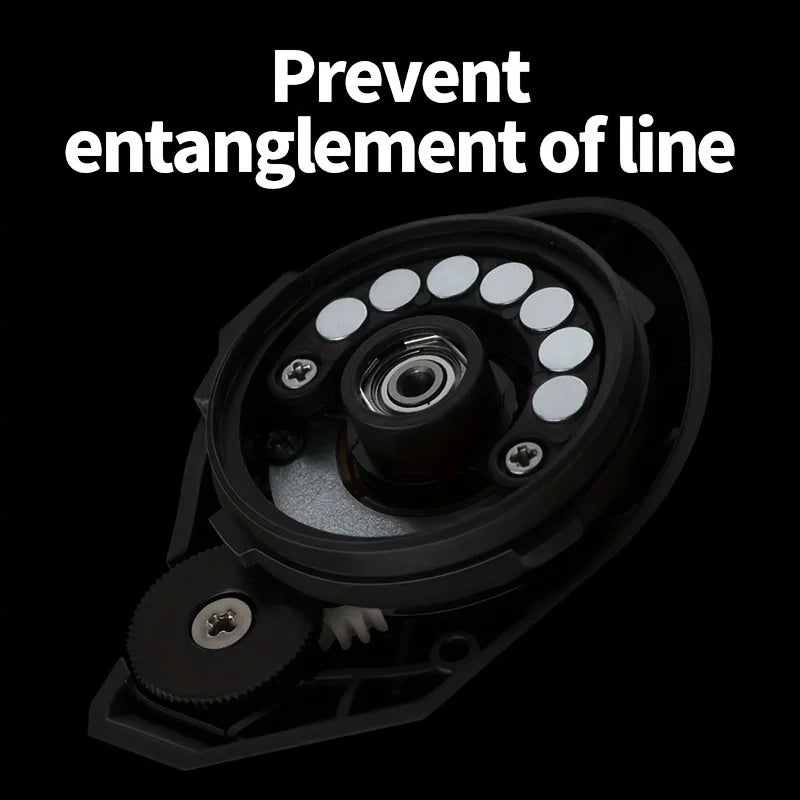 Durable Stainless Steel Left and Right Hand, Interchangeable  7:2:1 Speed  Freshwater Fishing