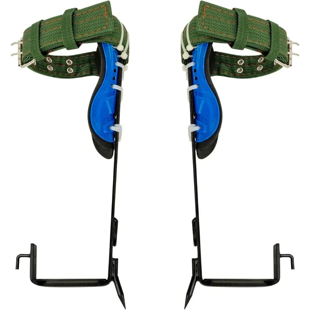 Tree Climbing Equipment Set Crampons Climbing Harness Safety Belt Spike Set 100 kg