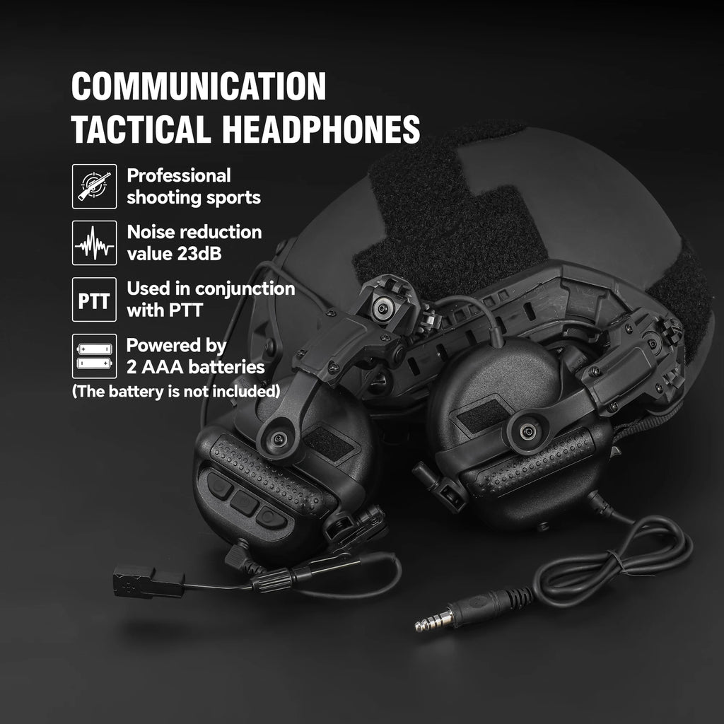 Tactical Hunting Headset Electronic Hearing Protector Active
