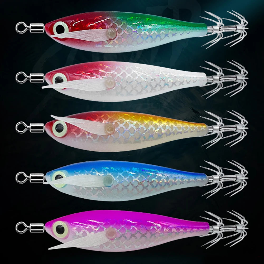 Luminous Squid Hook Squid Fishing Lure  for Night Fishing