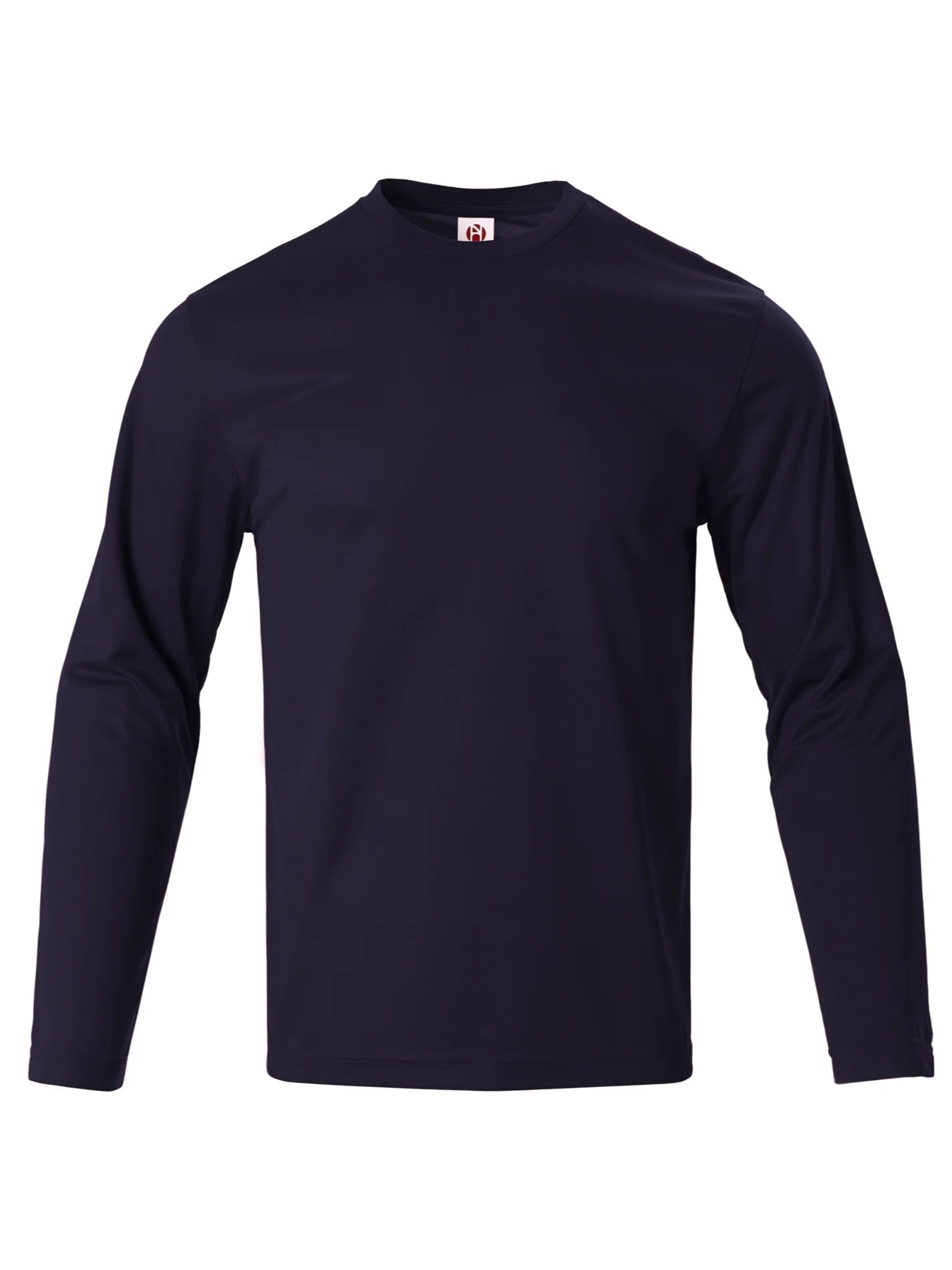 4-piece men's quick drying sports and fitness T-shirt long sleeved