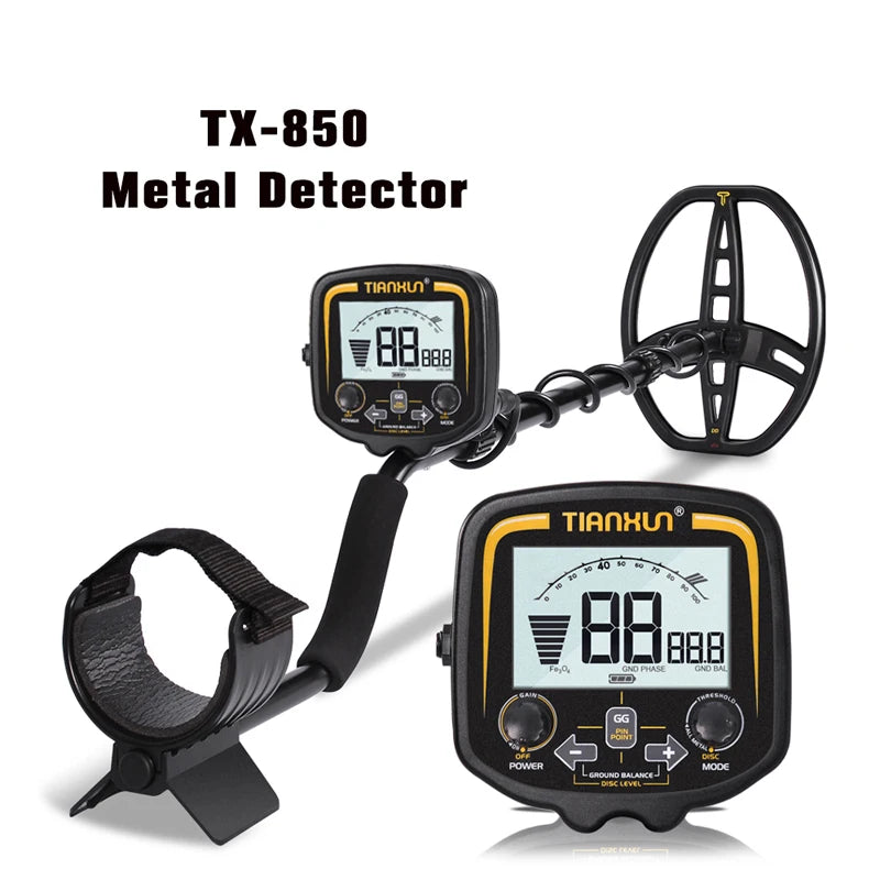 Metal Detector Professional Accuracy Scanner Search Finder Gold Detector 2.5m Depth