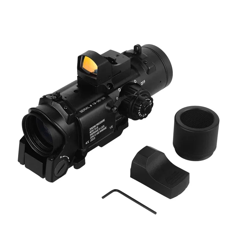 1x-4x Fixed Dual Purpose Scope  Red Dot Scope Hunting Scopes
