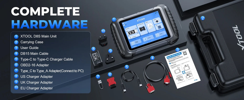 Car Diagnostic Tool Key Programmer OBD2 Automotive Scanner ECU Coding Topology Map with 42+