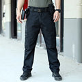 Men s Tactical Cargo Pants Lightweight Elastic Waist Outdoor Work Trousers