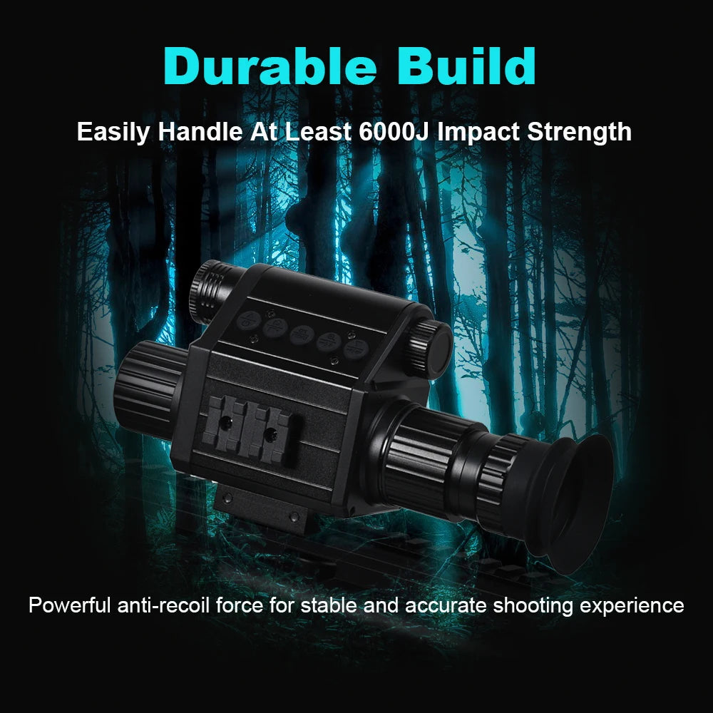 Digital Night Vision Riflescope 940nm IR Scope Sight Monocular 5X Zoom