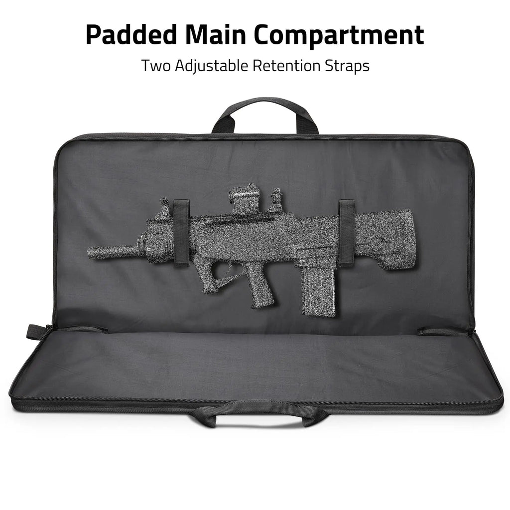 Soft Rifle Case 28 inch Gun Pistol Tactical  Shotguns Lockable Zipper