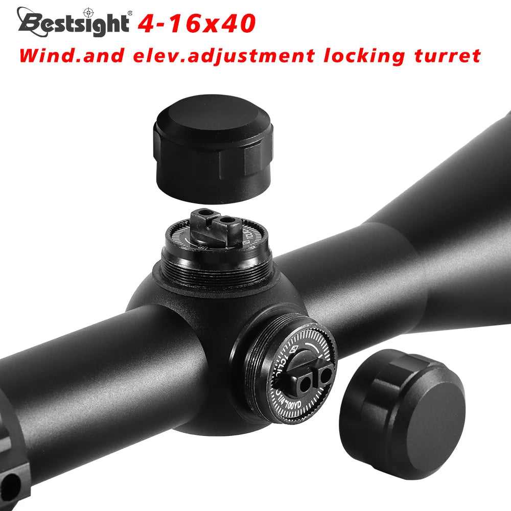 4-16X40 AOE Optics Red&Green Dot Illuminated Sight Scope