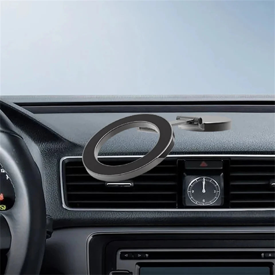 Folding Magnetic Car Compact Cell Phone Holder  for iPhone 14 13 12 Pro