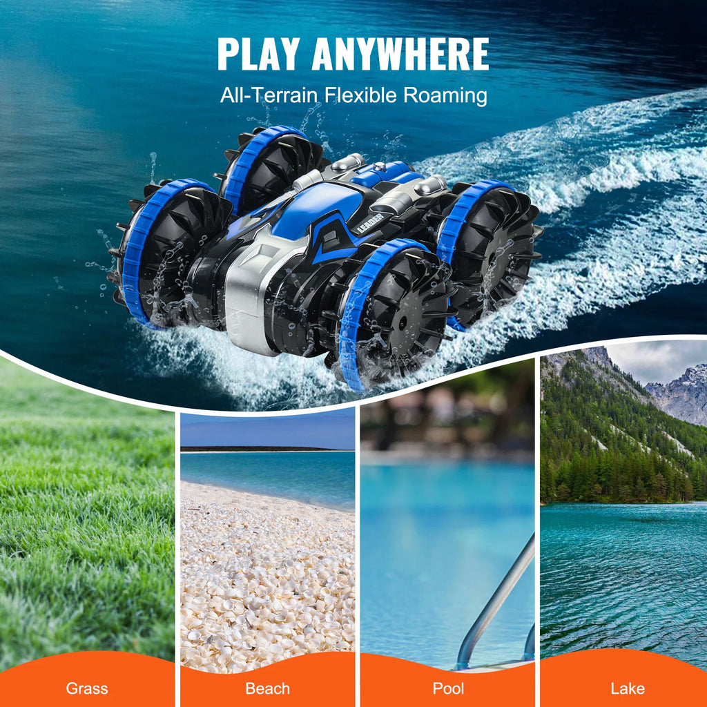 Amphibious RC Car Boat 2.4GHz 12 km/h Electric Remote Control 360°