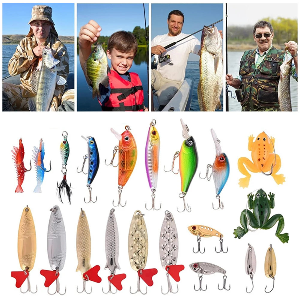 Christmas Fishing Lures Advent Calendar Creative Fishing Lures Set
