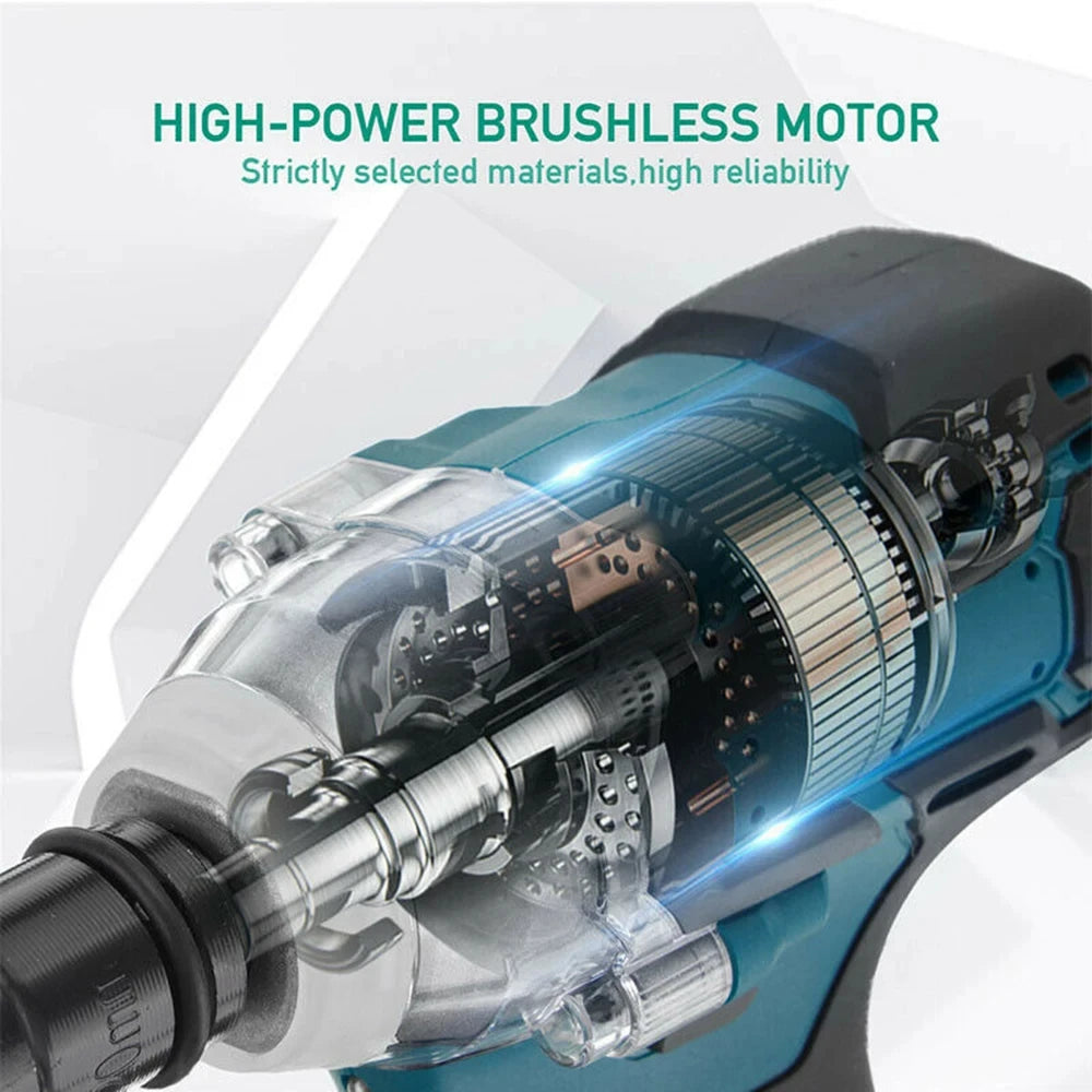 Impact Wrench 125mm Brushless Electric  and Angle Grinder 18V Battery