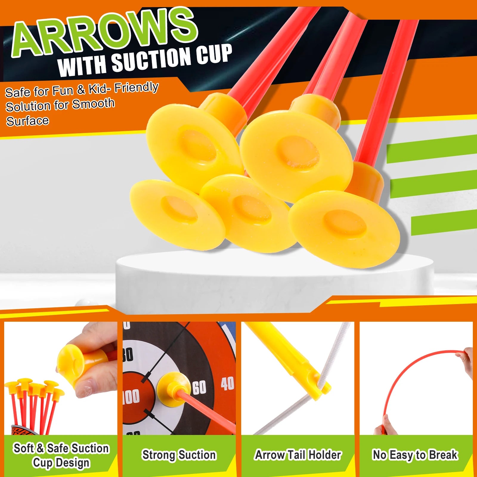 2 Bow and Arrow Sets , 2 Foam Dart Guns