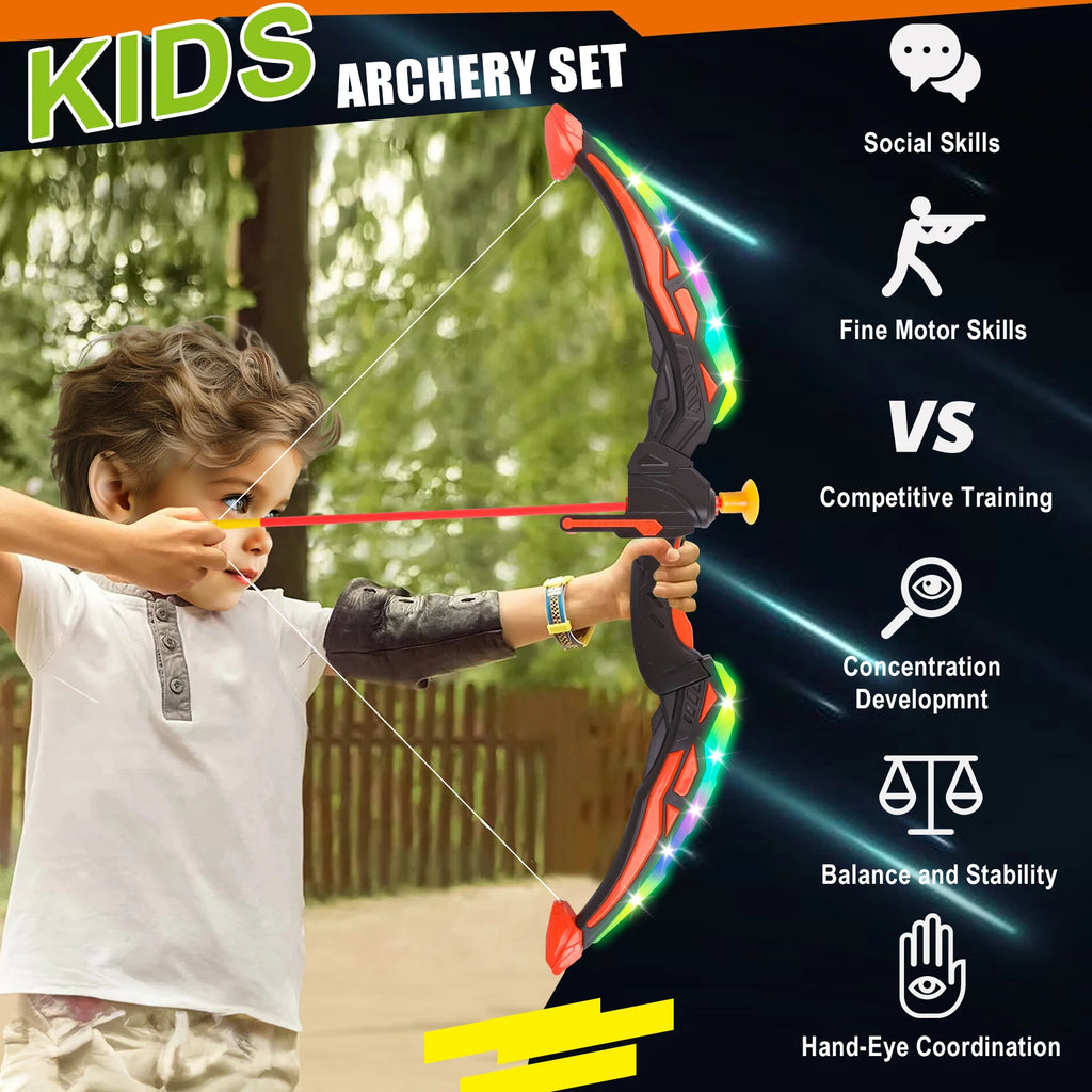2 Bow and Arrow Sets , 2 Foam Dart Guns