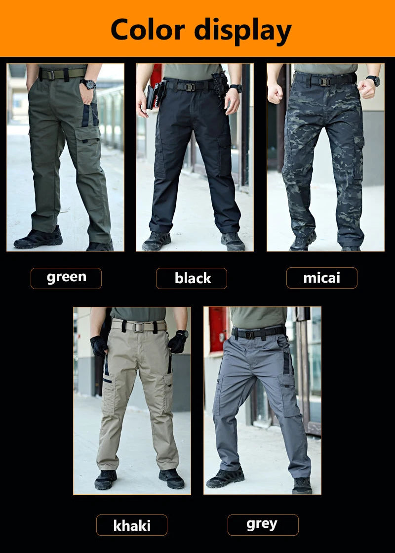 Tactical Work Pants Multi-pocket Waterproof
