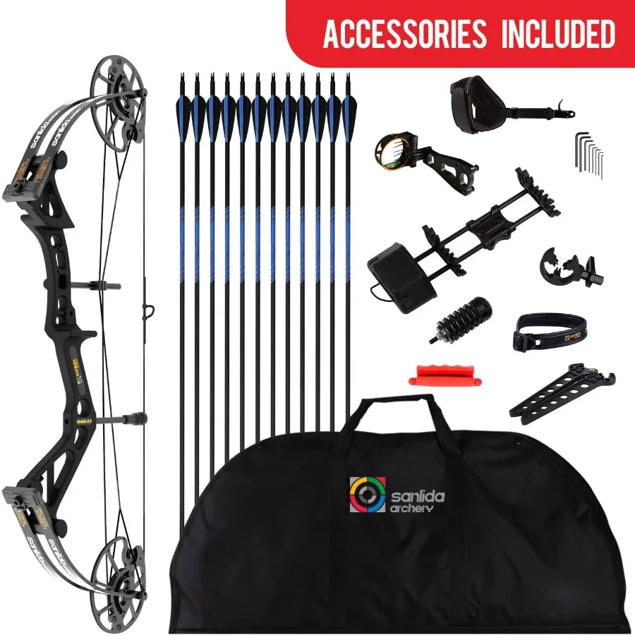 Hunting  Compound Bow Package 0-70 Lbs Draw Weight