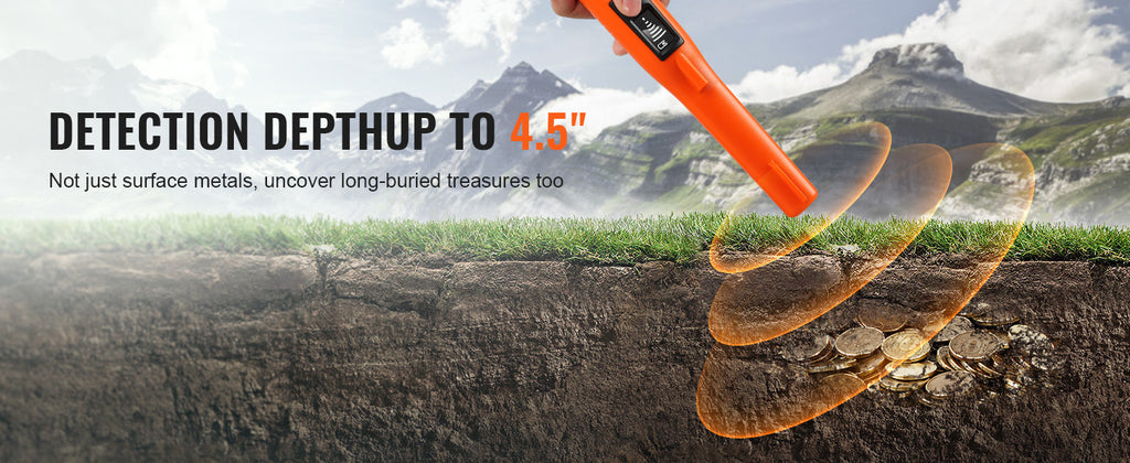 Metal Detector IP66/IP68 Waterproof Handheld Pin Pointer